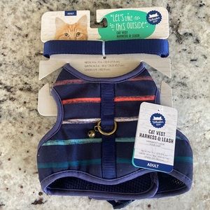 Whisker City cat vest harness and leash Adult